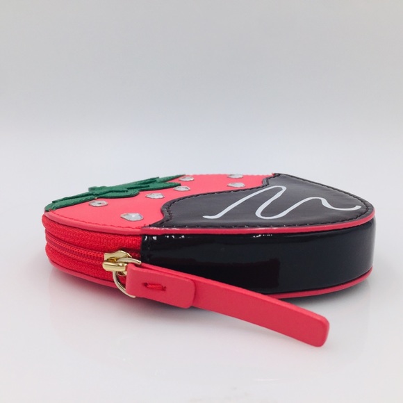 ‼️SOLD‼️ Kate Spade Creme De La Creme Strawberry Coin Purse - Picture 4 of 8